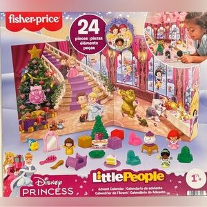 ✨ NEW! Fisher-Price Disney Princess Little People Advent Calendar - NIB ✨